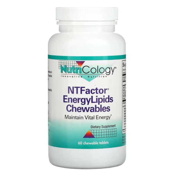 NutriCology NTFactor Энергетические Липиды жевательные 60 жевательных таблеток