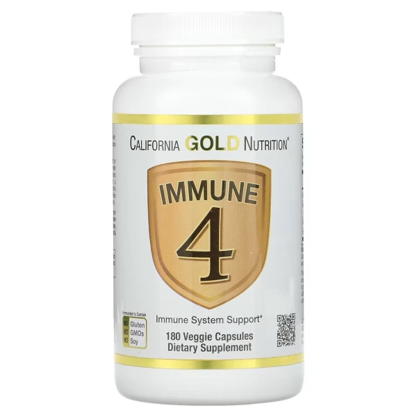 California GOLD Nutrition Поддержка Иммунитета Immune 4 180 вег капсул
