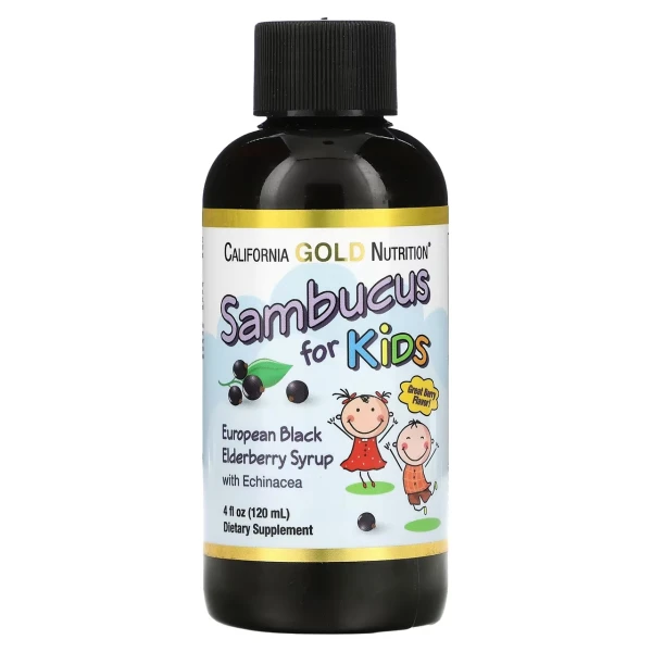 California GOLD Nutrition Бузина для Детей с Эхинацеей 120 мл
