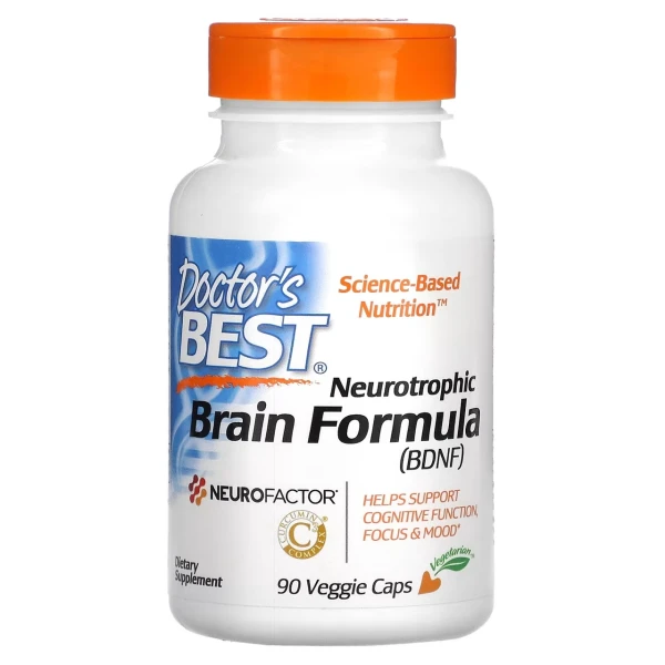 Doctor's Best Нейротрофическая формула для мозга (BDNF) 90 вег капсул