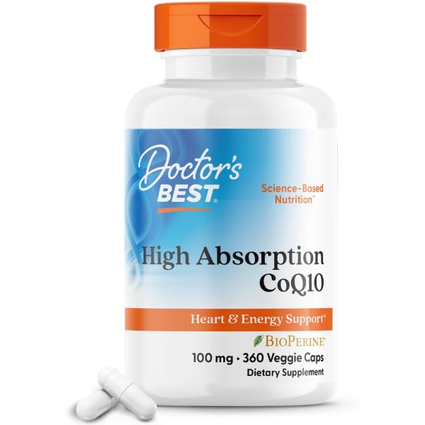 Doctor's Best Коэнзим Ку10 с Биоперином 100 мг 360 вег капсул