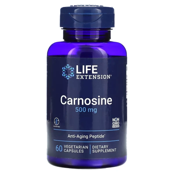 Life Extension Карнозин 500 мг 60 вег капсул