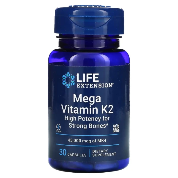 Life Extension Мега Витамин К2, 45 000 мкг 30 капсул