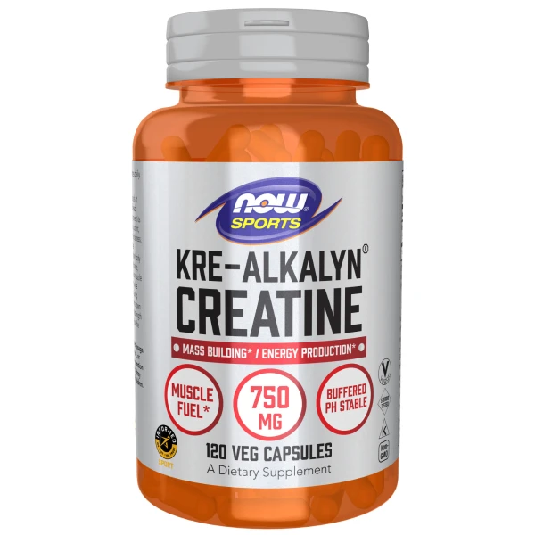 NOW Креатин Kre-Alkalyn 750 мг 120 вег капсул