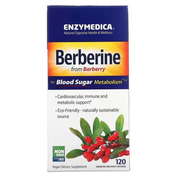 Enzymedica Берберин 120 капсул