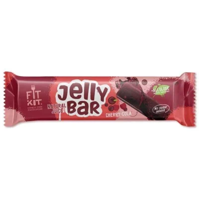 Fit Kit маремладный батончик Jelly Bar 23 грамм (Вишня-Кола)