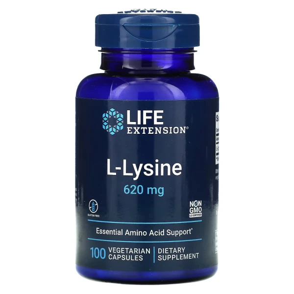 Life Extension Л-Лизин 620 мг 100 вег капсул
