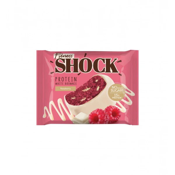 FitnesShock Протеиновый брауни 50 грамм (Малиновый)