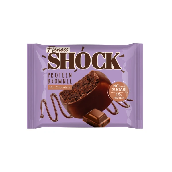FitnesShock Протеиновый брауни 50 грамм (Горячий шоколад)