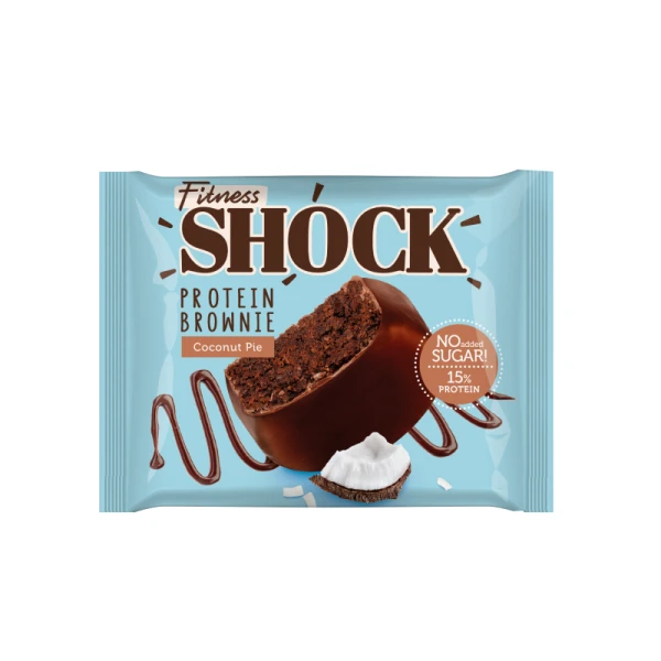 FitnesShock Протеиновый брауни 50 грамм (Кокосовый пирог)