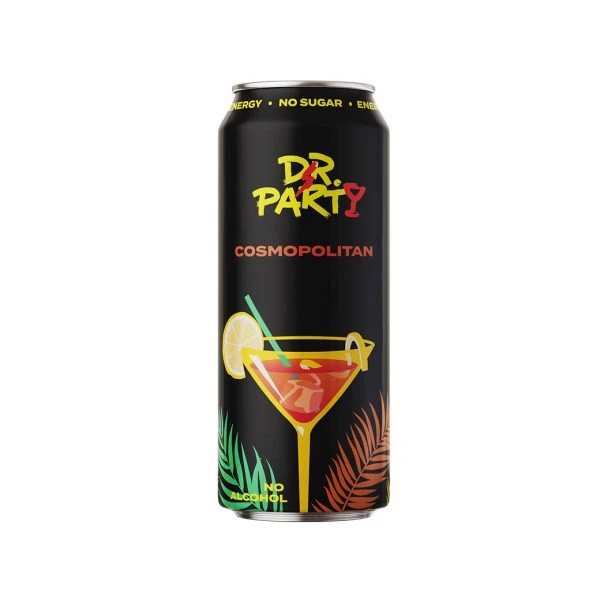 Fitness Food Factory Энергетический напиток DR PARTY 450 мл (Космополитен)