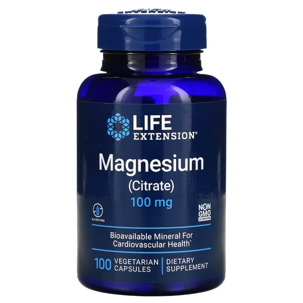 Life Extension Магний Цитрат 100 мг 100 вег капсул