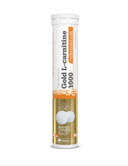 Olimp Gold Л-Карнитин 1000 + Хром 20 таблеток (апельсин)