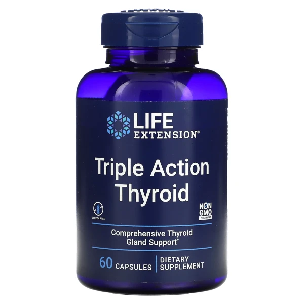Life Extension Поддержка Щитовидной Железы Тройного Действия 60 капсул