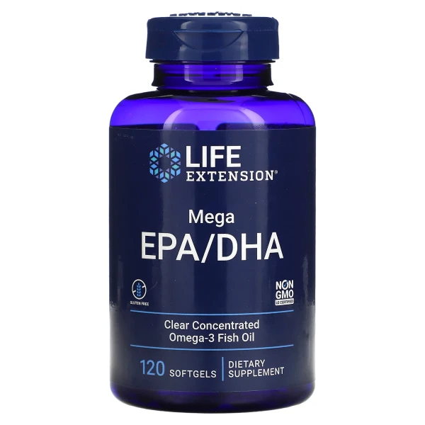 Life Extension Мега ЭПК/ДГК 120 софтгель-капсул