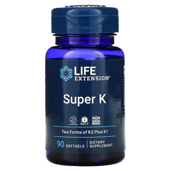 Life Extension Супер К 90 софтгель-капсул