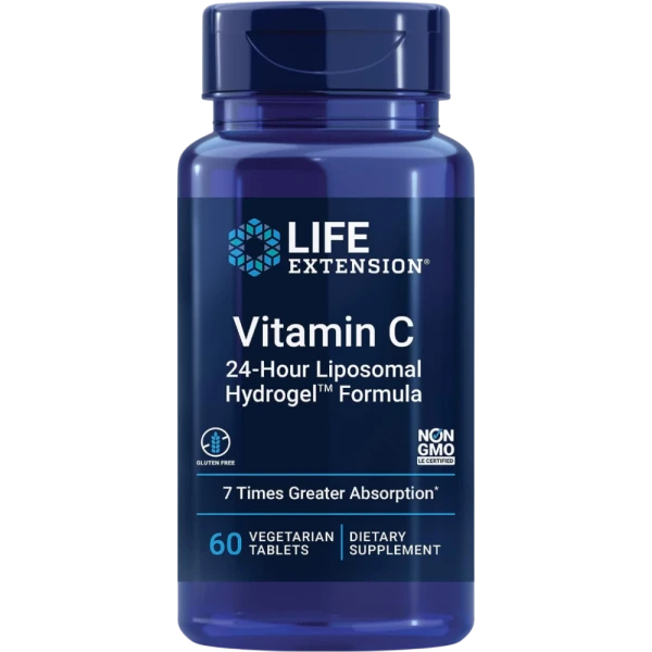 Life Extension Витамин С 24-Hour Liposomal Hydrogel Formula 60 таблеток