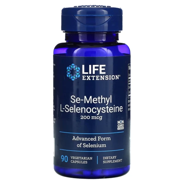Life Extension Семиметил Л-селеноцистеин 200 мкг 90 вег капсул