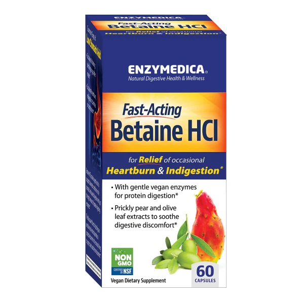 Enzymedica Бетаин 60 капсул
