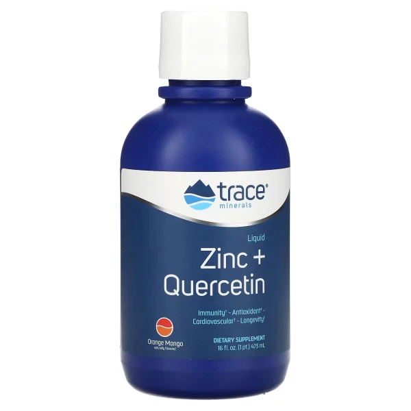 Trace Minerals Цинк + Кверцетин жидкий 473 мл