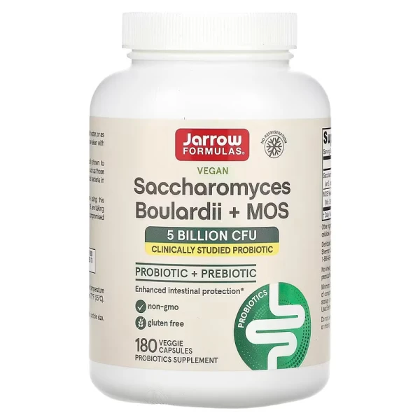 Jarrow Formulas Сахаромицеты Буларди Плюс МОС 5 миллиардов КОЕ 180 вег капсул