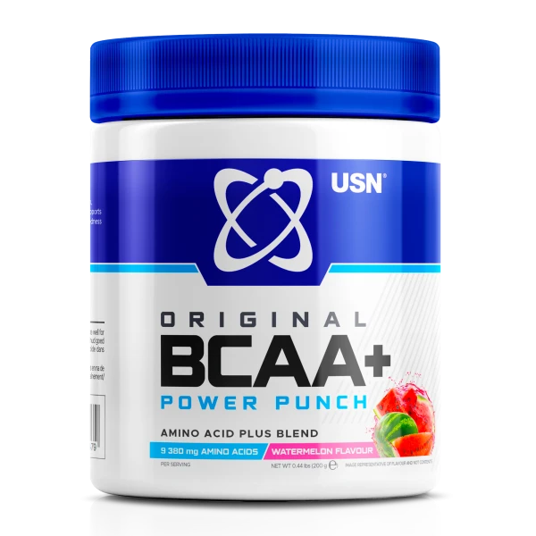 USN БЦАА+ Аминокислоты Power Punch 200 грамм (Арбуз)