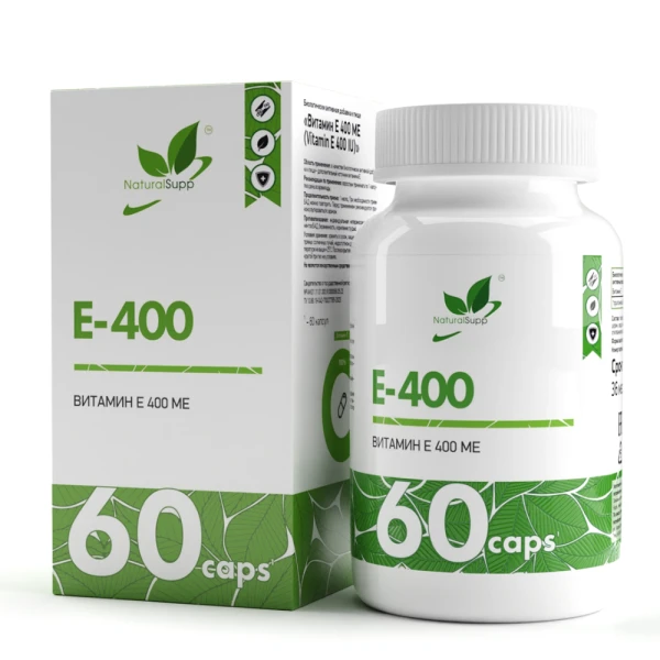 NaturalSupp Е 400 МЕ 60 капсул