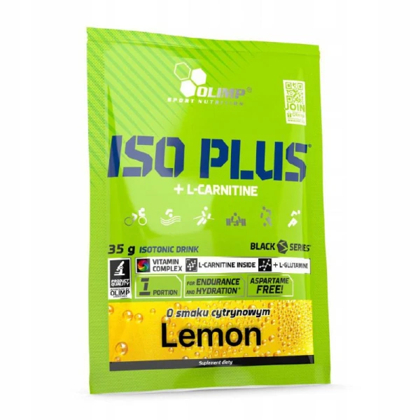 Olimp Изотоник Iso Plus + Л-Карнитин 35 грамм (Лимон)