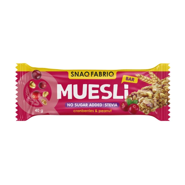 Snaq Fabriq Мюсли 40 грамм (Клюква)