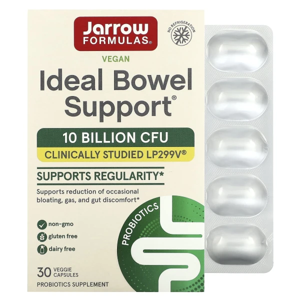 Jarrow Formulas Пробиотики Ideal Bowel Support lp299 v 30 вег капсул