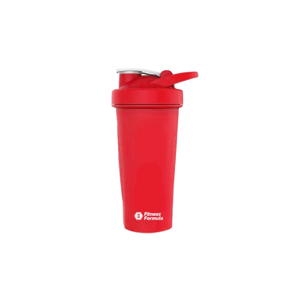 Fitness Formula Шейкер с ручкой 600 мл (Красный)