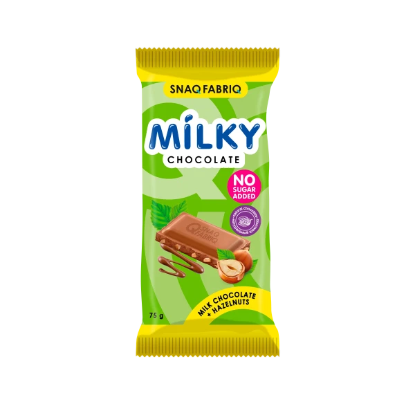 Snaq Fabriq Молочный шоколад 75 грамм (Молочный шоколад с фундуком)