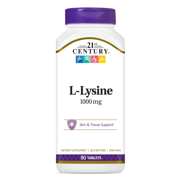 21st Century Л-Лизин 1000 мг 90 таблеток