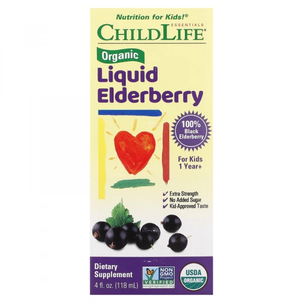 ChildLife Органическая Жидкая Бузина 118 мл