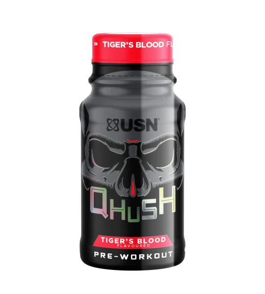 USN Предтренировочный Комплекс QHUSH шот 60 мл (Арбуз- кокос- клубника)