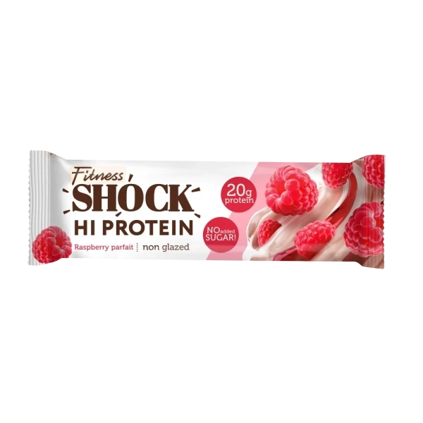 FitnesShock Протеиновый батончик Hi protein 60 грамм (Малиновый десерт)