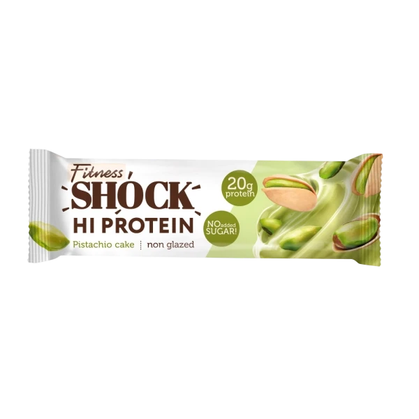 FitnesShock Протеиновый батончик Hi protein 60 грамм (Фисташковый десерт)