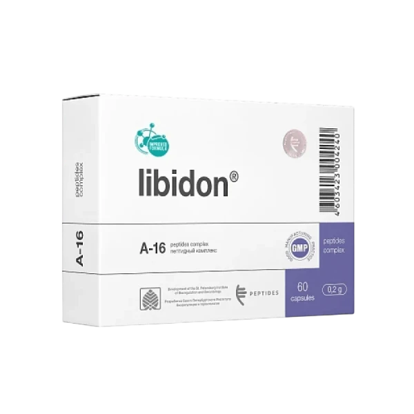 Peptides Libidon А-16 мужская репродуктивная система 60 капсул