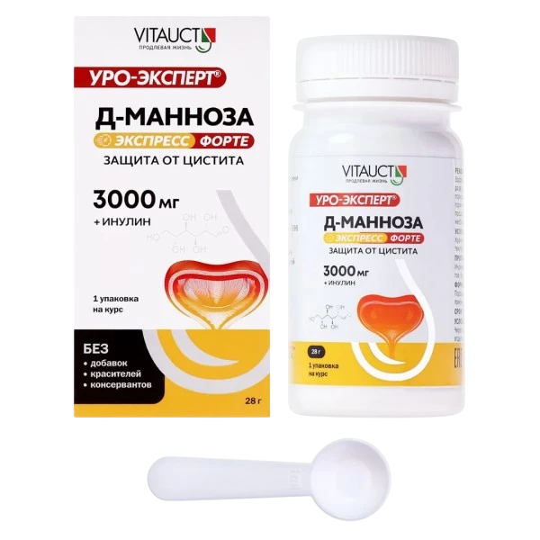 Vitauct Д-Манноза Экспресс Форте 3000 мг 28 грамм