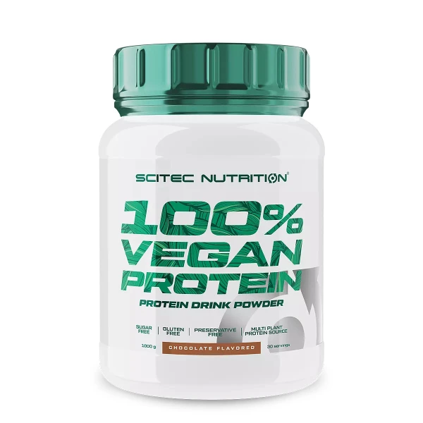 Scitec Nutrition 100% Растительный Протеин 1000 грамм (Шоколад)